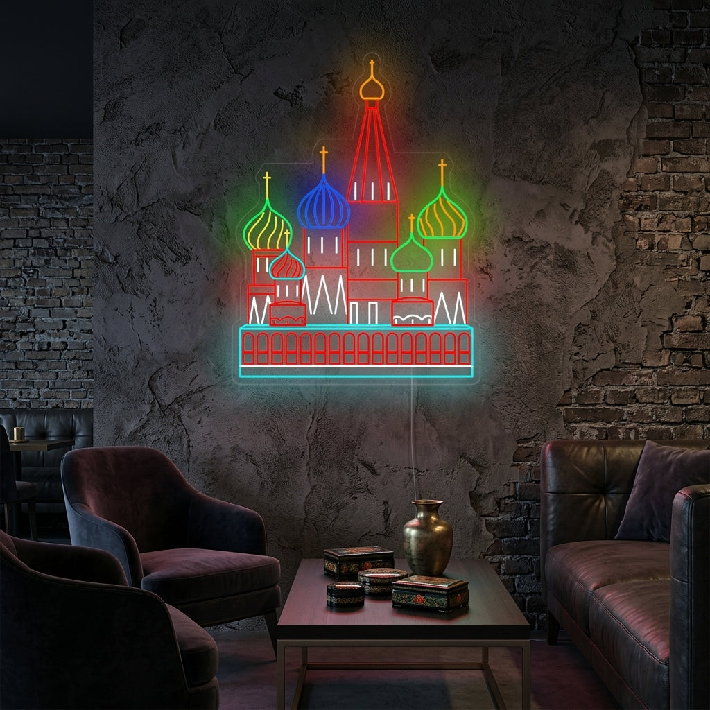 "Moscow Kremlin" Neonskylt