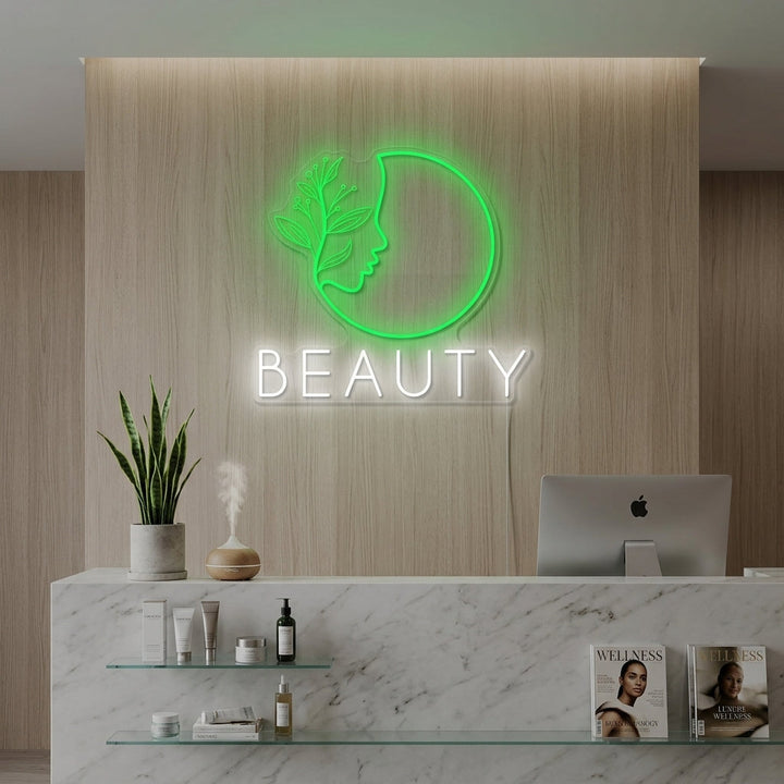 "Skönhetsspa logotyp" Neonskylt