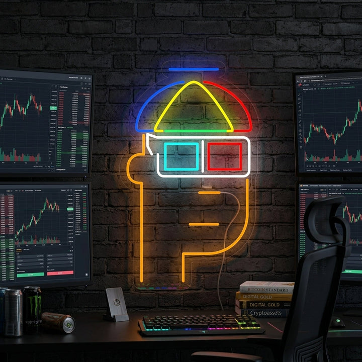 "NTD Apa" Neonskylt