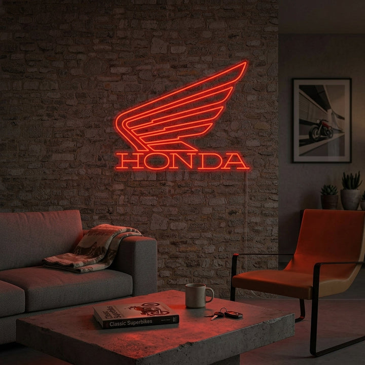 "Hondas Logotyp" Neonskylt