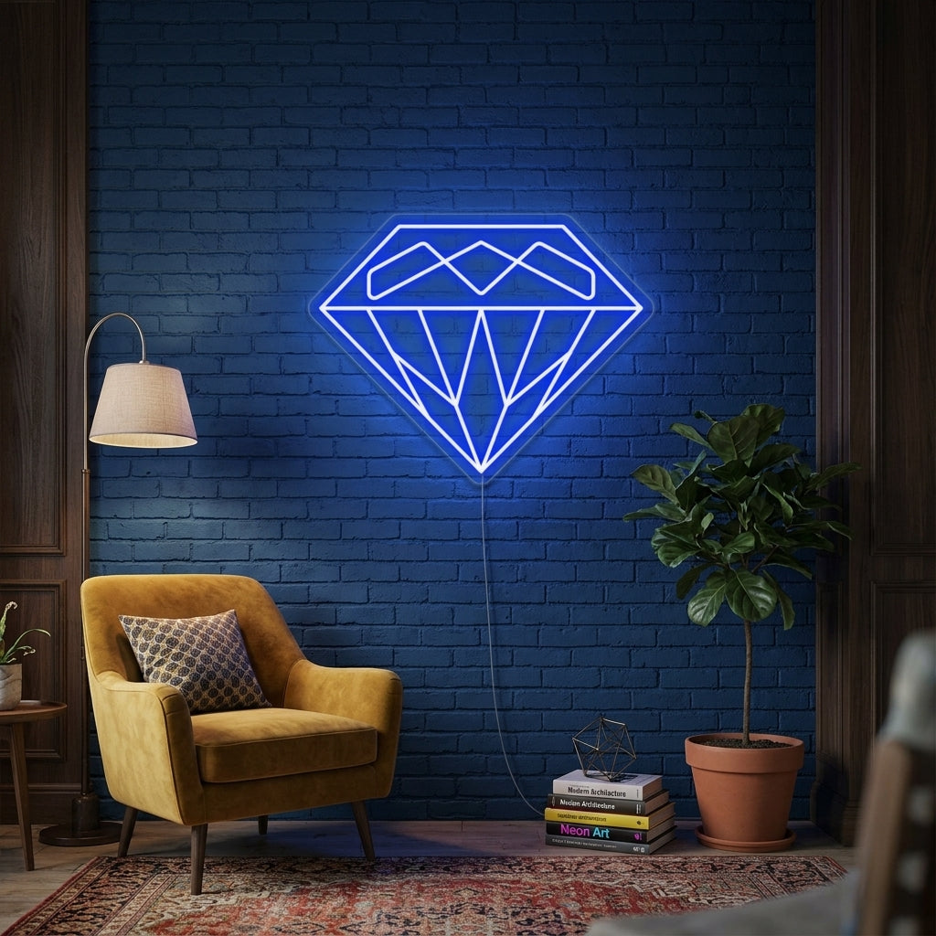 "Diamant" Neonskylt
