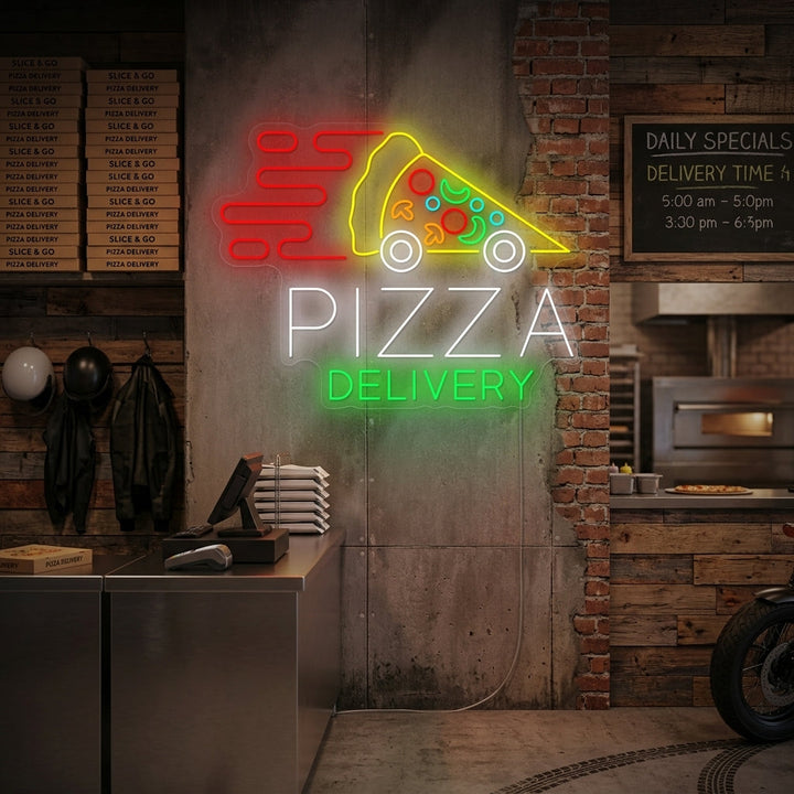 "Pizza Delivery" Neonskylt