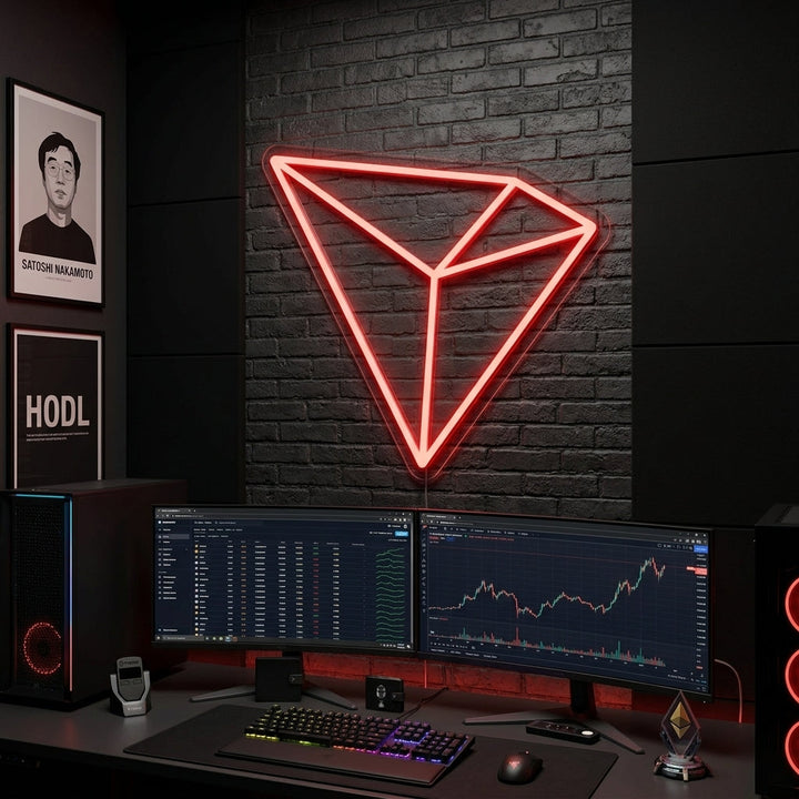 "Tron Trx-Logotyp" Neonskylt