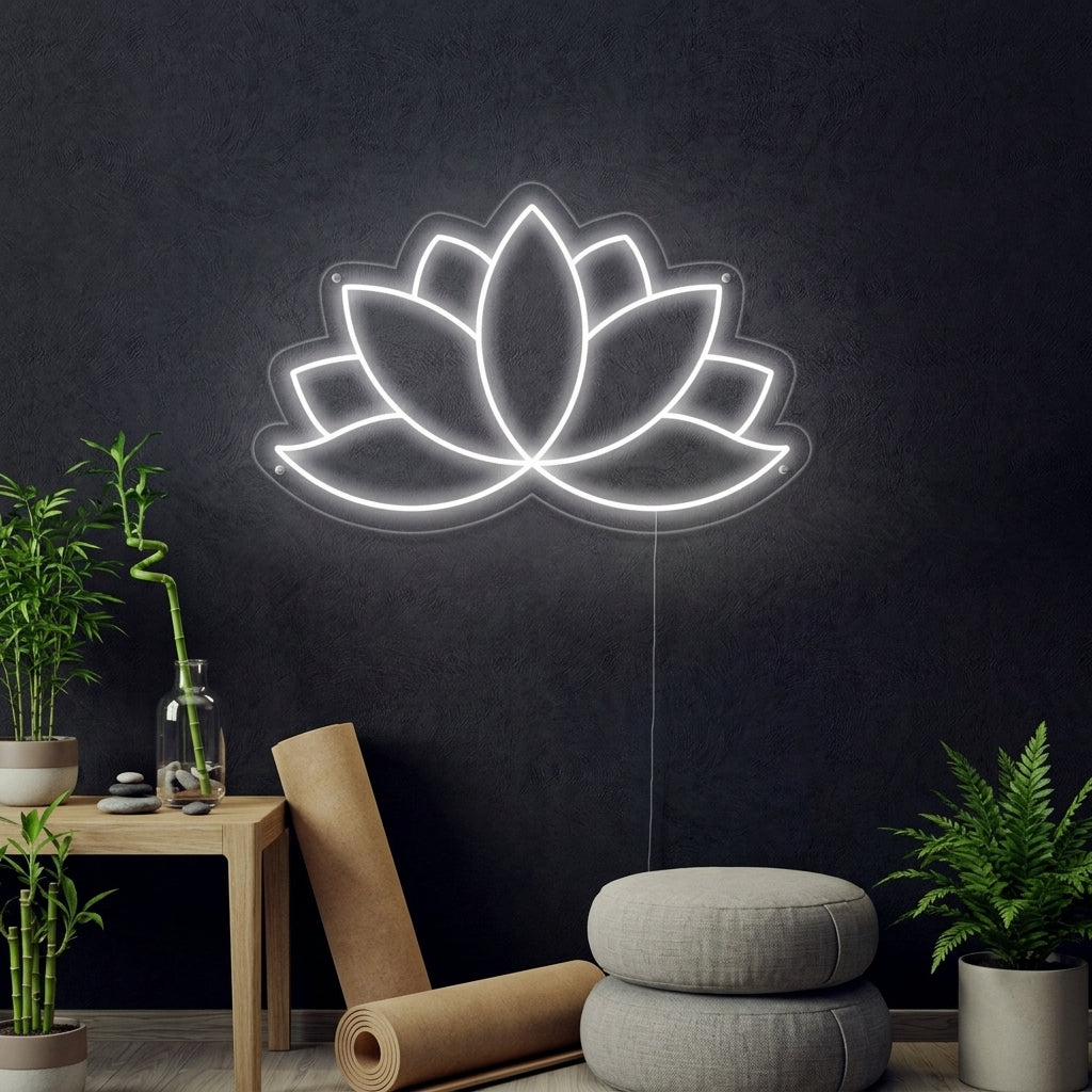 "Lotusblomma" Neonskylt