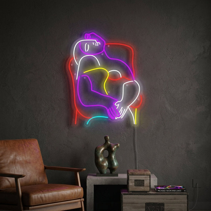 "Drömmen Pablo Picasso" Neonskylt