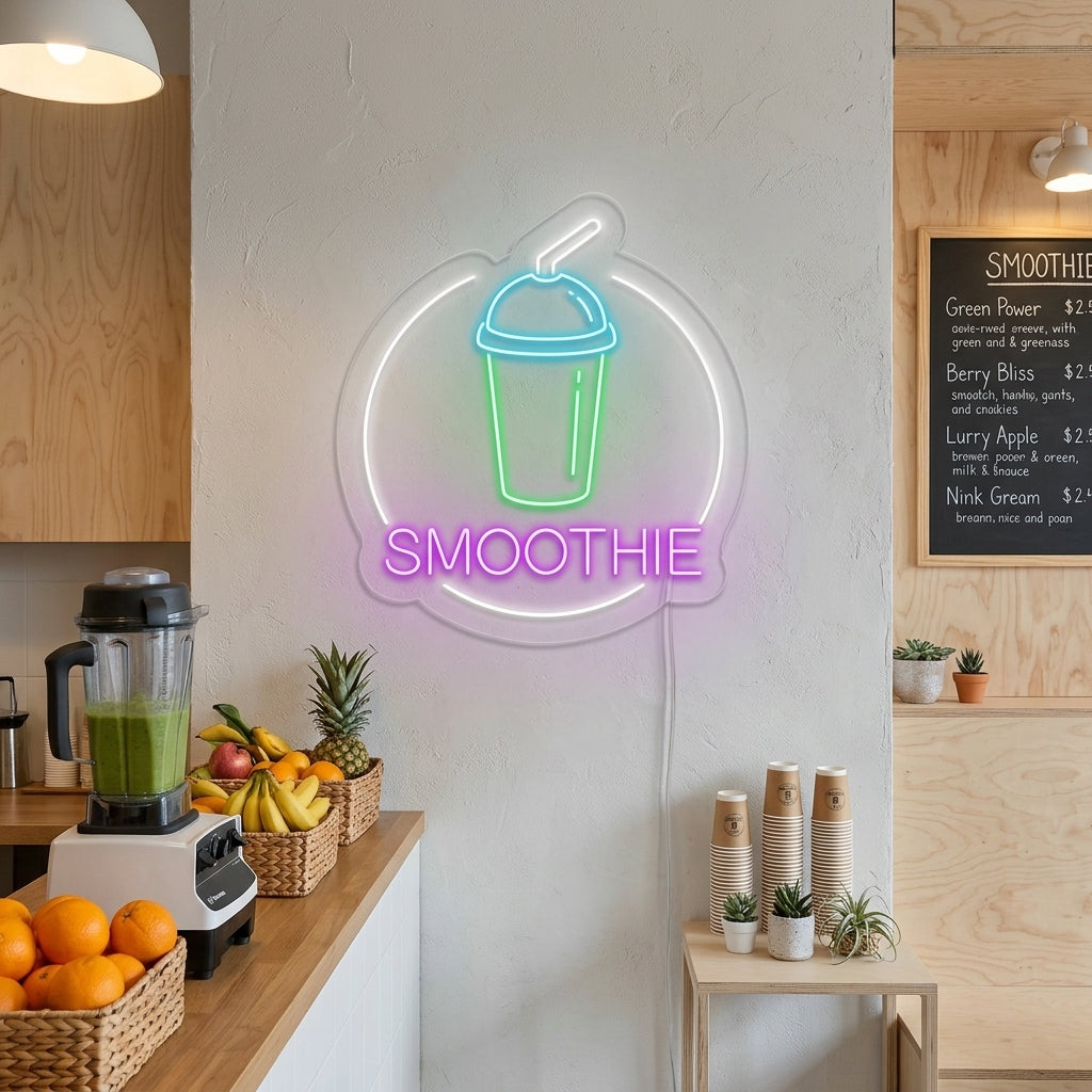 "Smoothie" Neonskylt