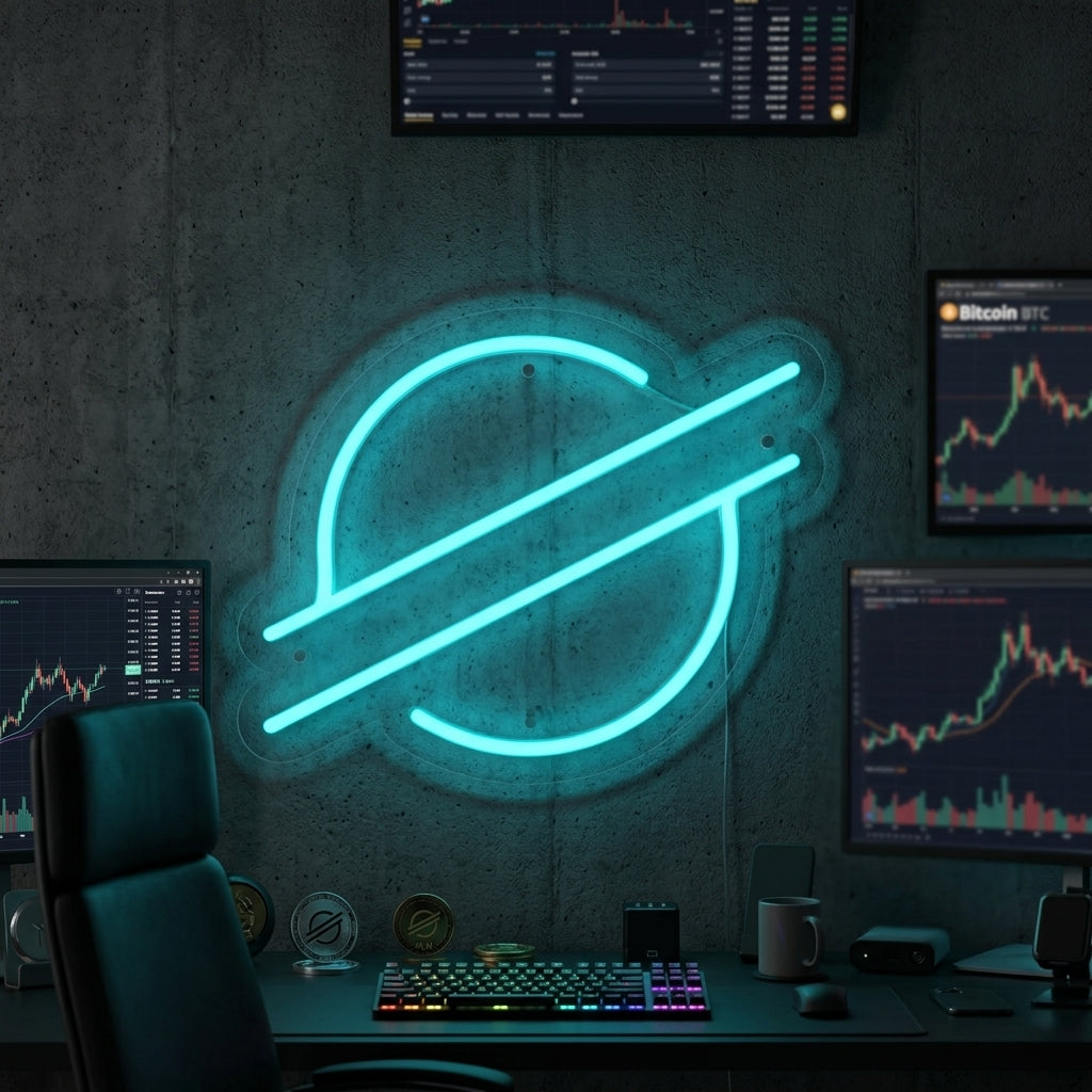 "Stellar Xlm-Logotyp" Neonskylt