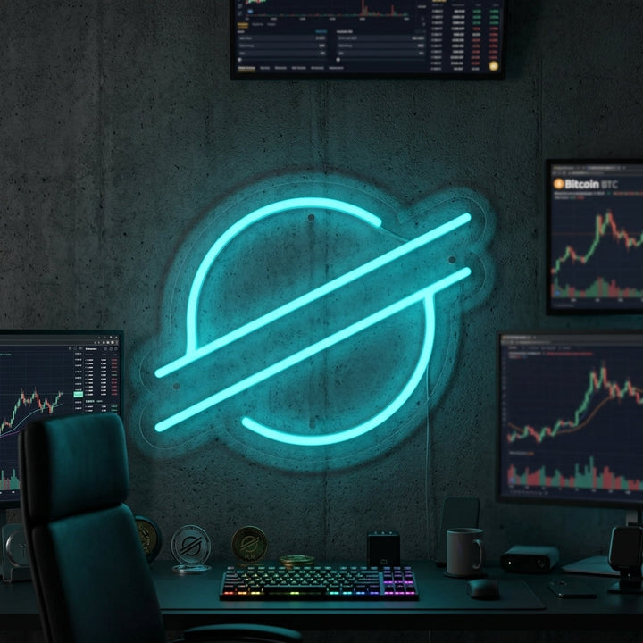 "Stellar Xlm-Logotyp" Neonskylt
