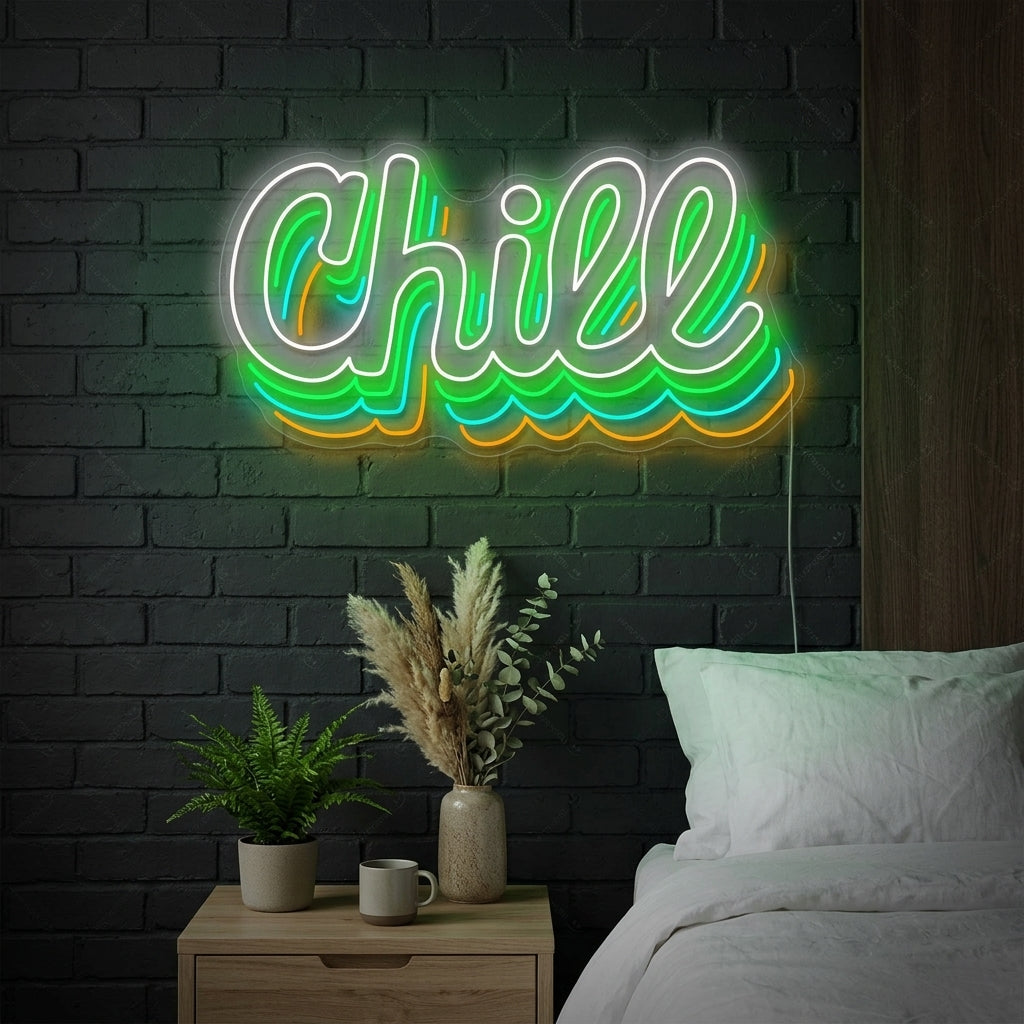 "Chill" Neonskylt