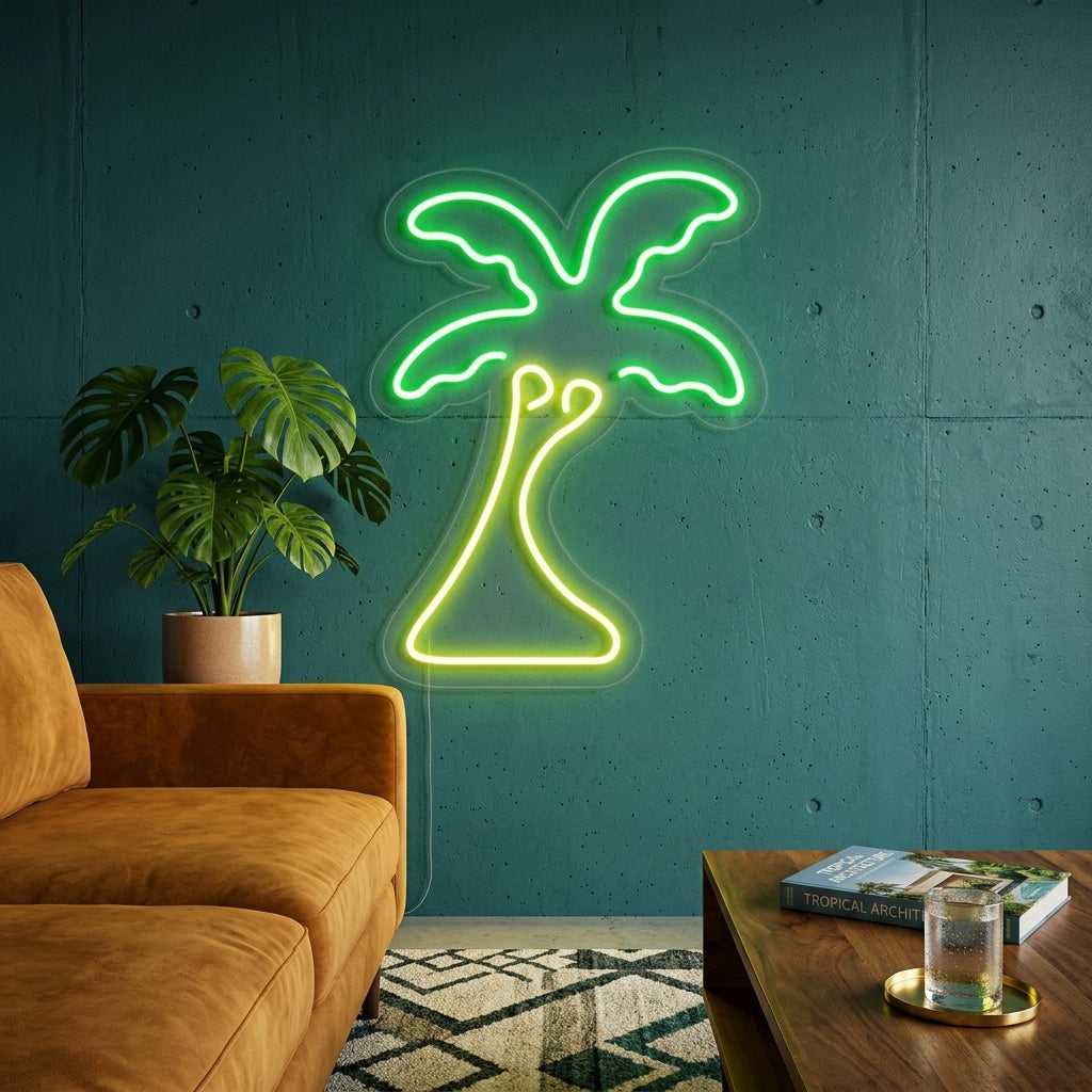 "Palmtree" Neonskylt