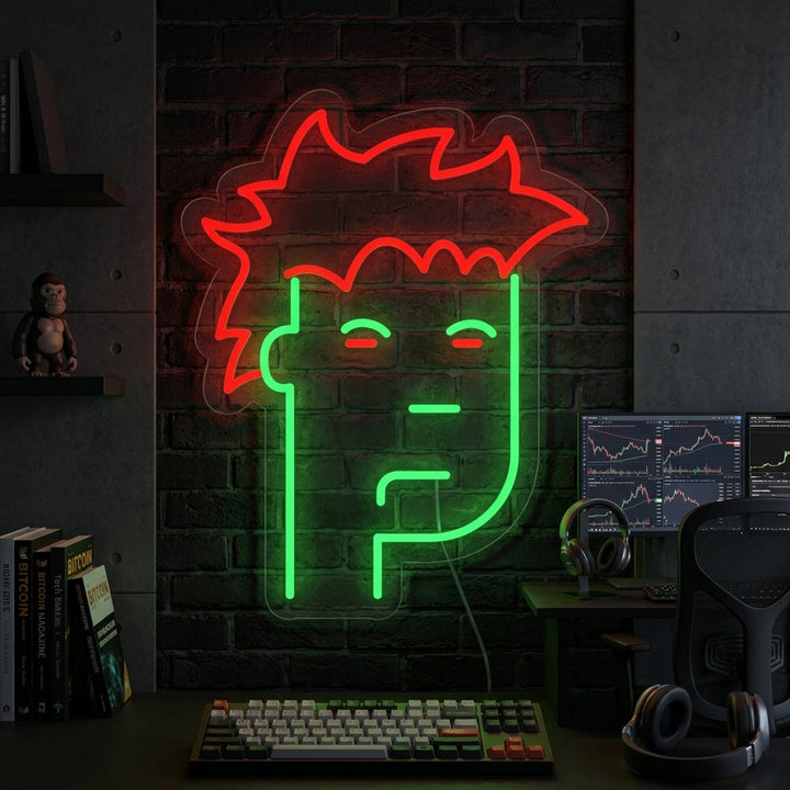 "NTD Apa" Neonskylt