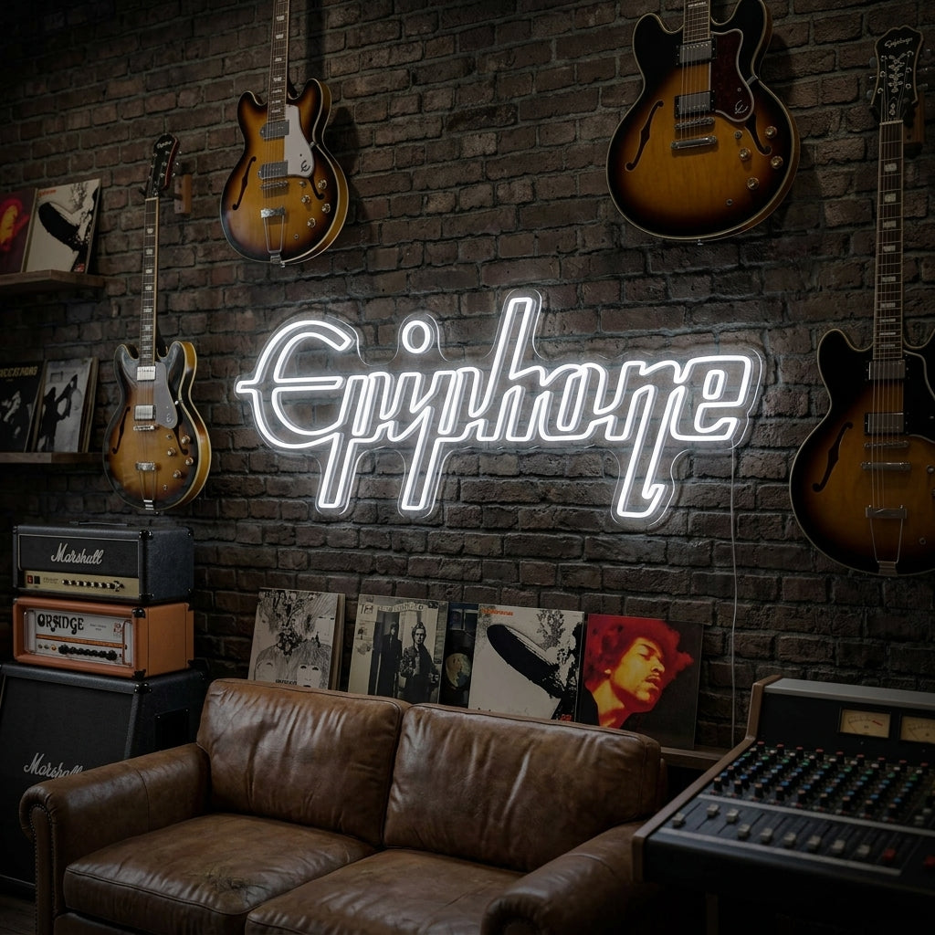 "Epiphone" Neonskylt