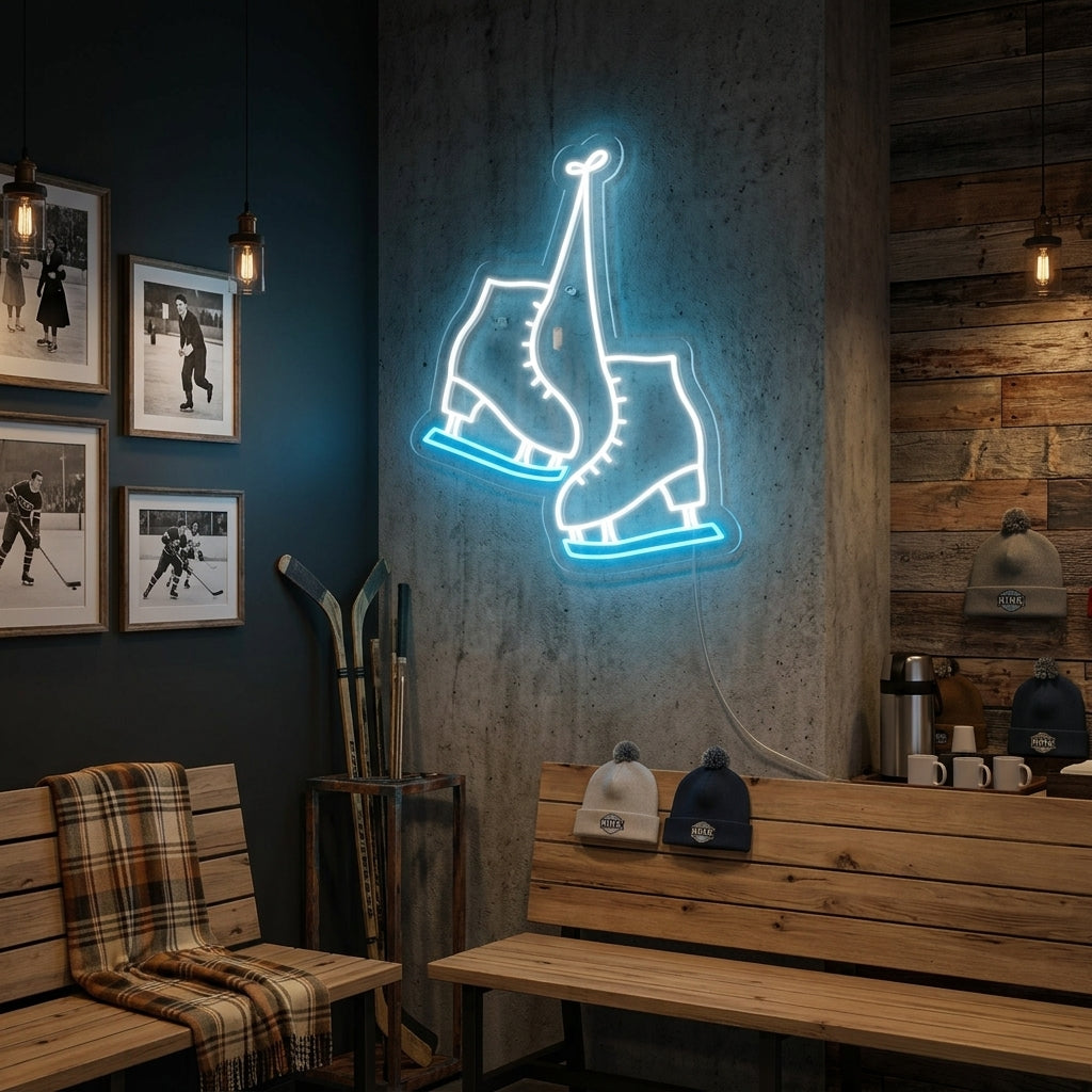 "Skate-Skor" Neonskylt