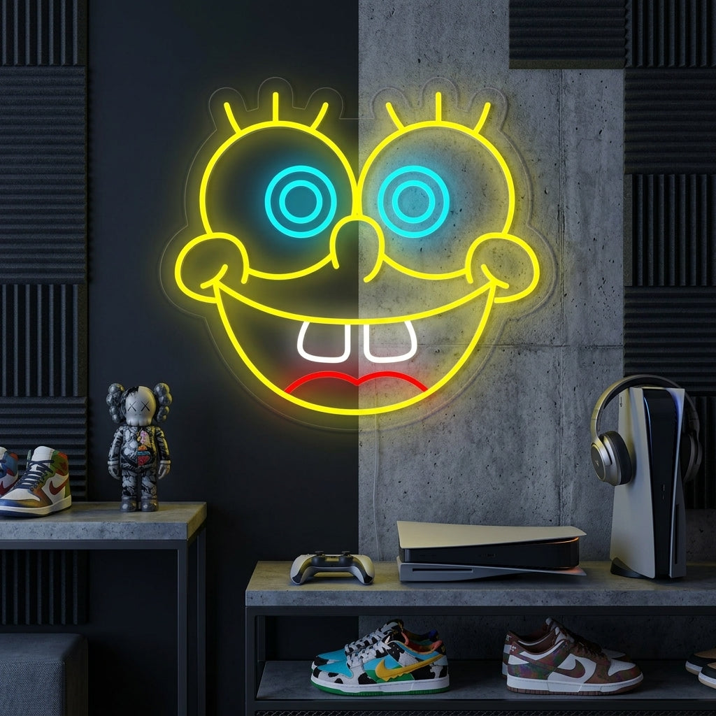 "Tecknad Bob" Neonskylt