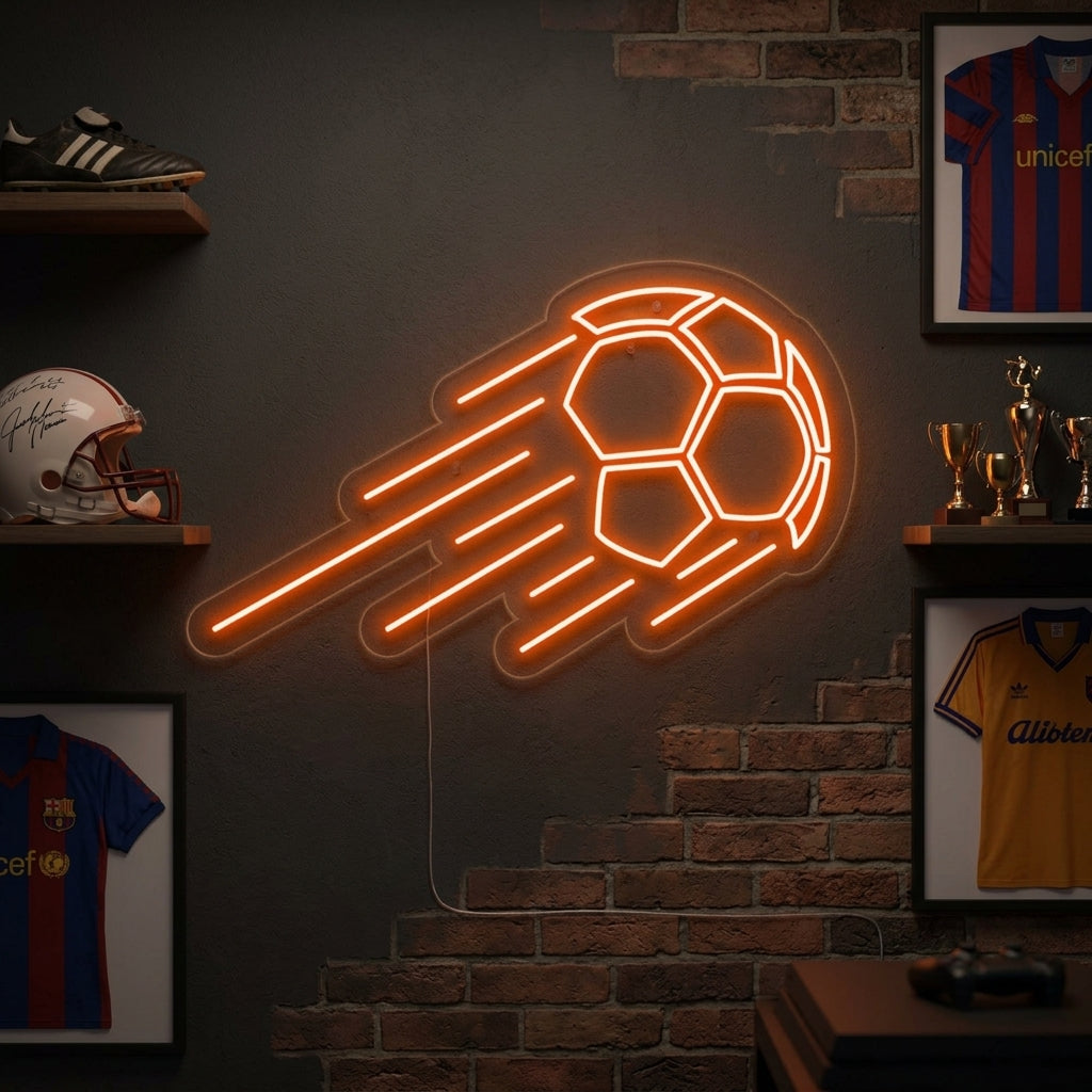 "Fotboll" Neonskylt