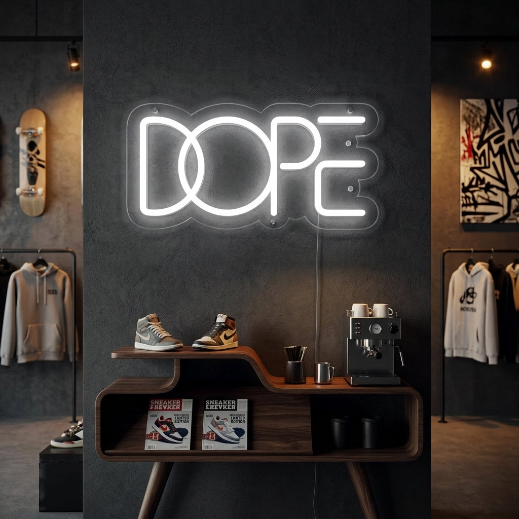 "DOPE" Neonskylt