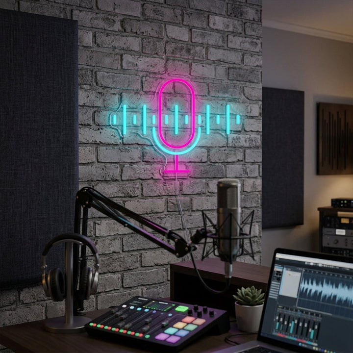 "Podcast" Neonskylt