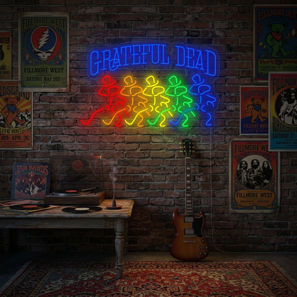 "Grateful Dead" Neonskylt