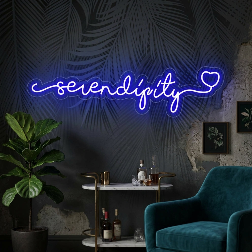 "Serendipity" Neonskylt