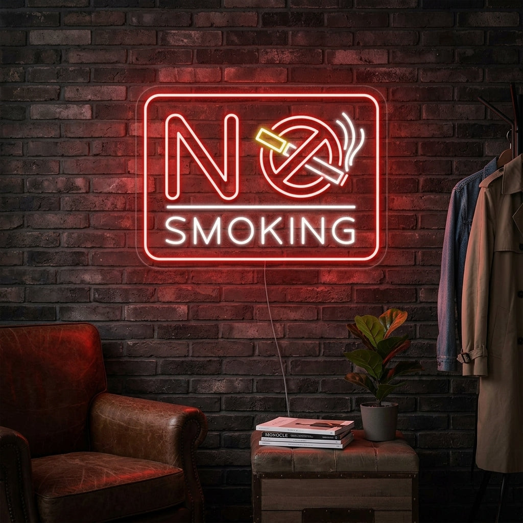 "No Smoking" Neonskylt