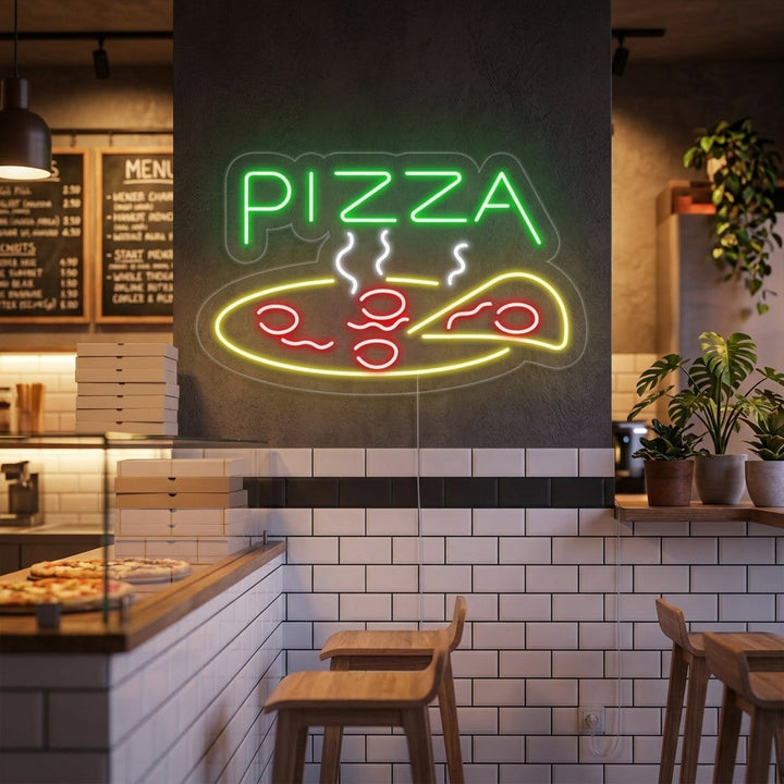 "Pizza, Mat, Restaurangskylt" Neonskylt