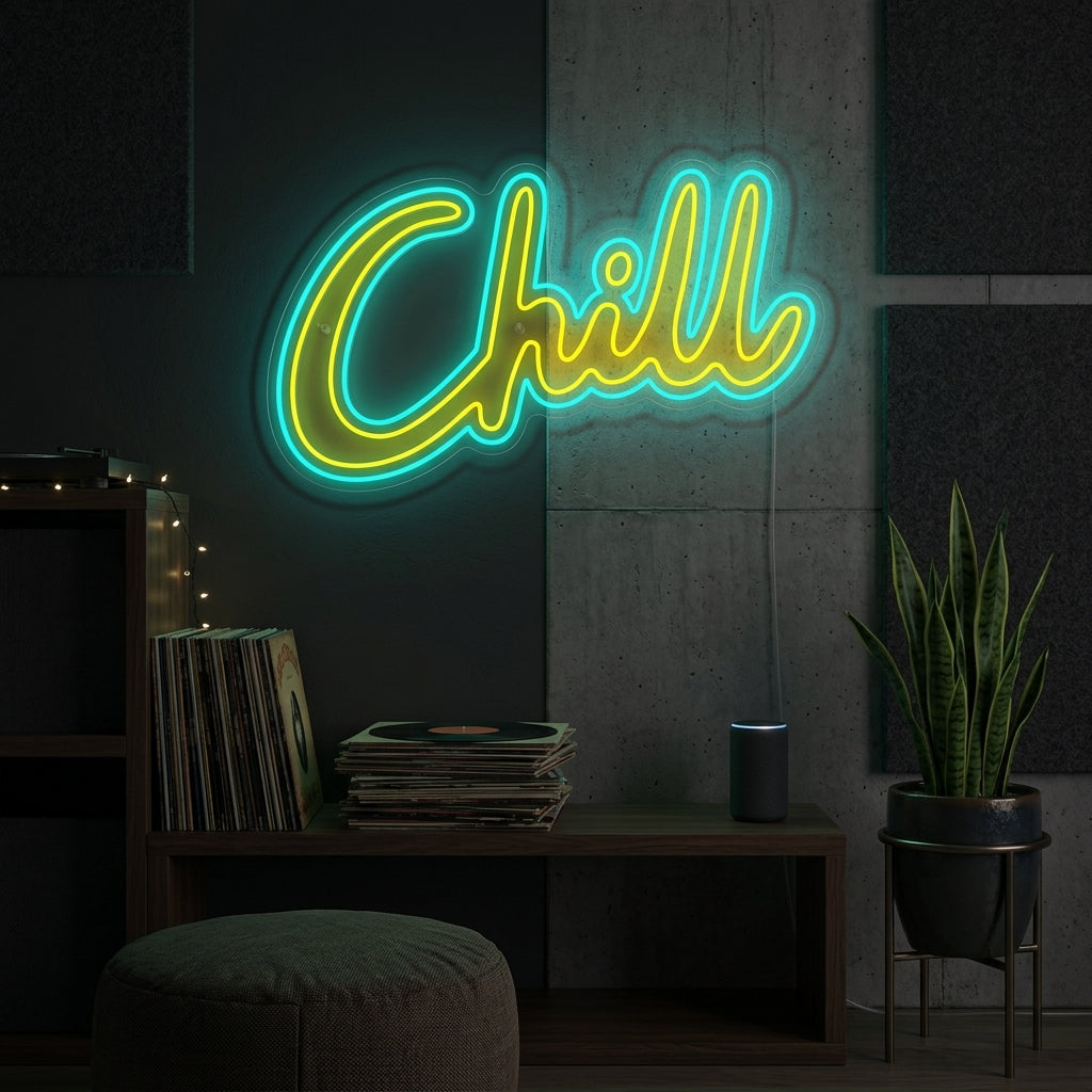 "Chill" Neonskylt