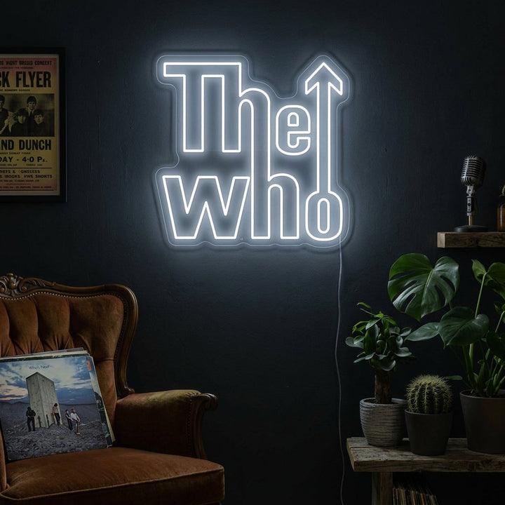 "The Who" Neonskylt