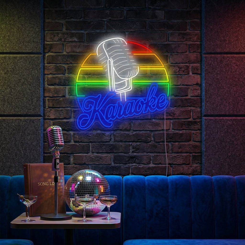 "Karaoke" Neonskylt