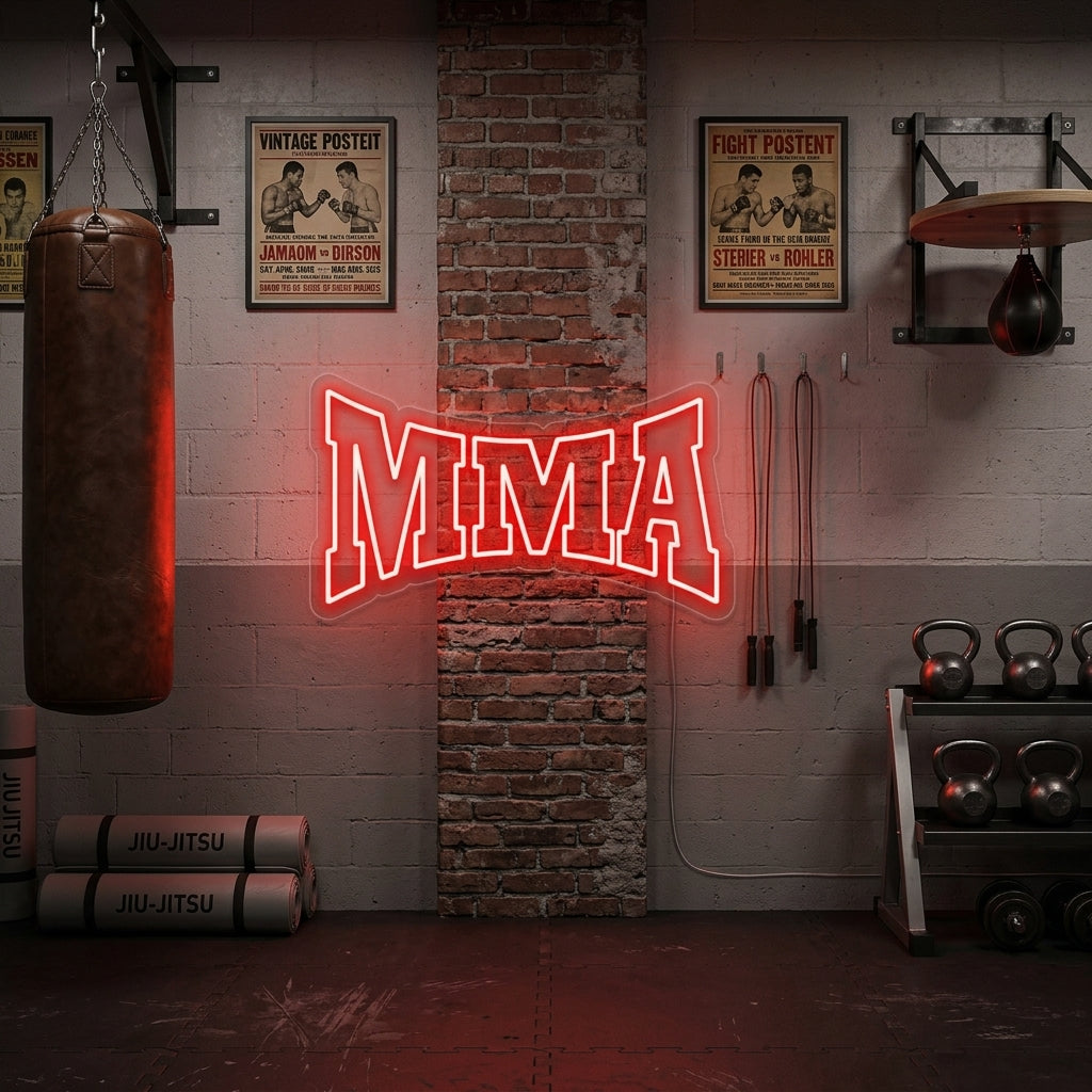 "MMA" Neonskylt