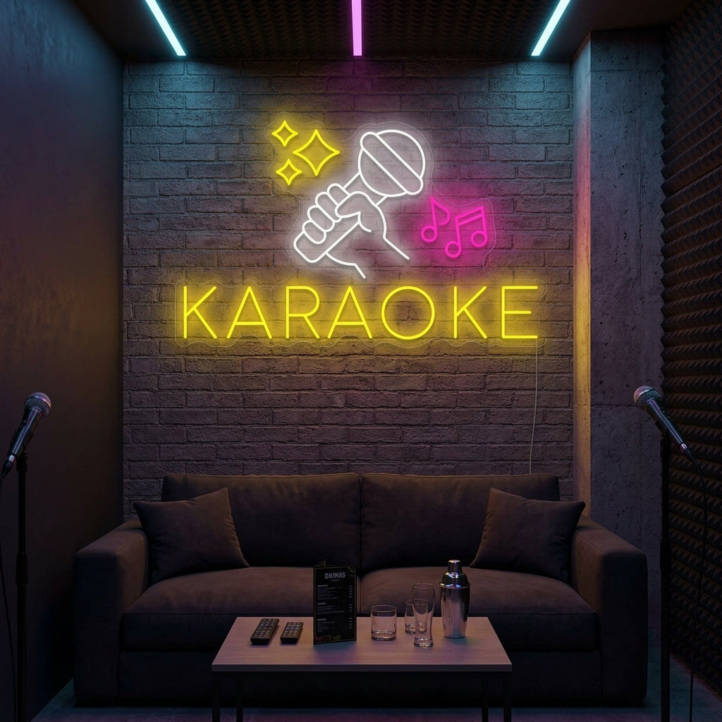 "Karaoke" Neonskylt