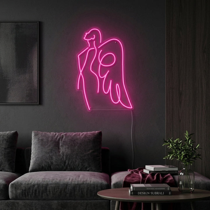"Ängel Mamma" Neonskylt