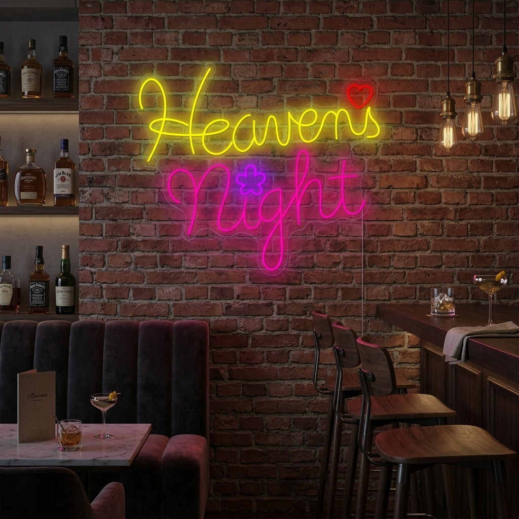 "Heavens Night" Neonskylt