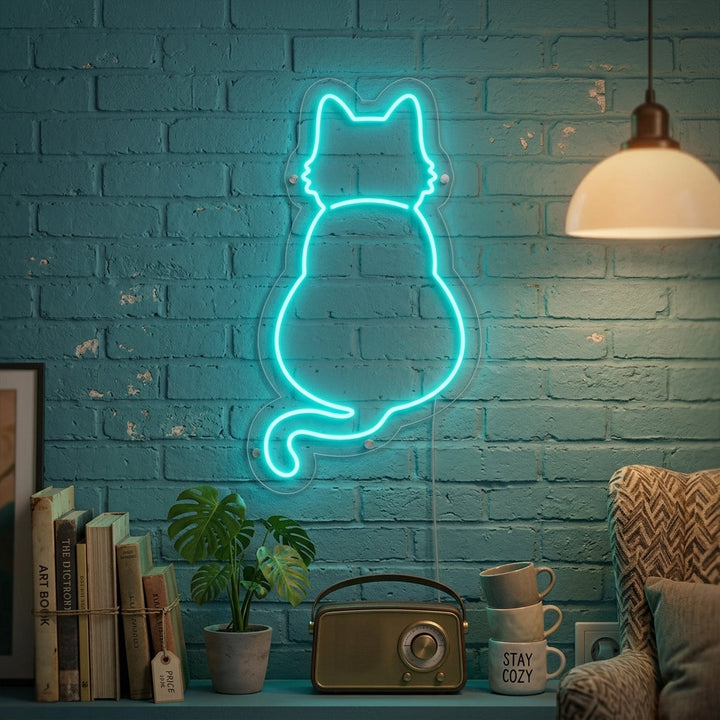 "Katt" Neonskylt