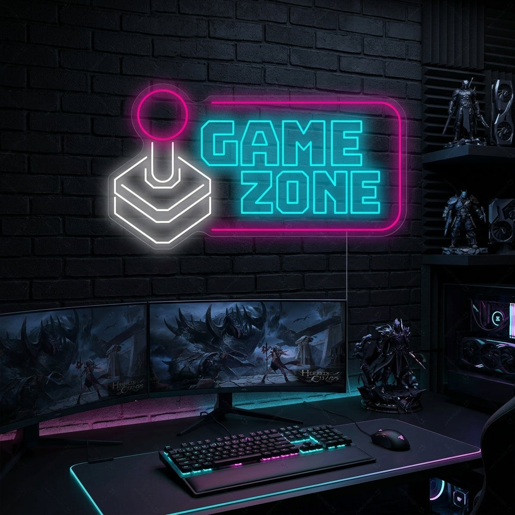 "Game Zone" Neonskylt