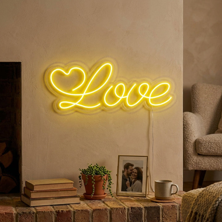 "Love Word" Neonskylt