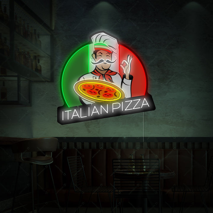 "Italian Pizza" Neonskylt