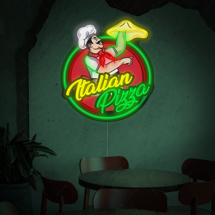 "Italian Pizza" Neonskylt
