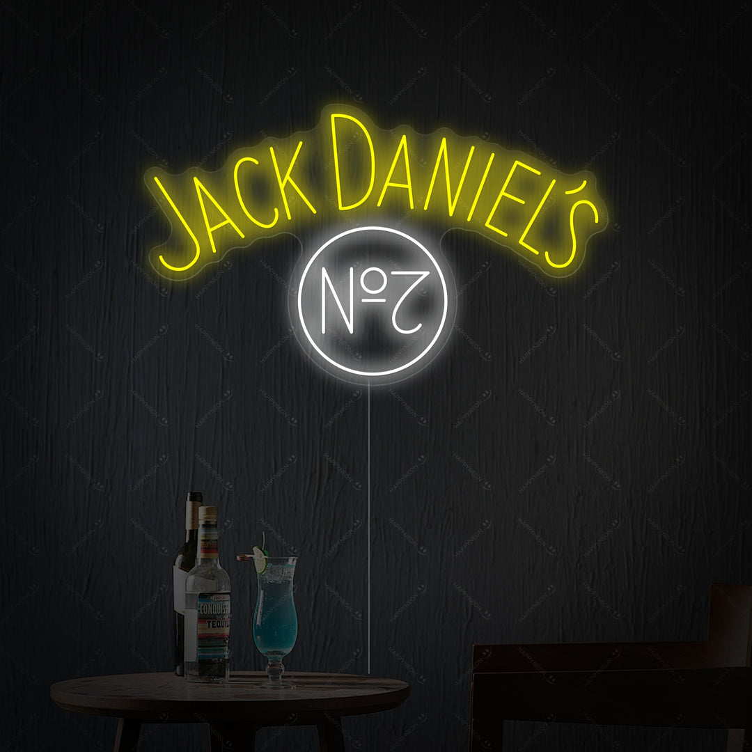 "Jack No.7" Neonskylt