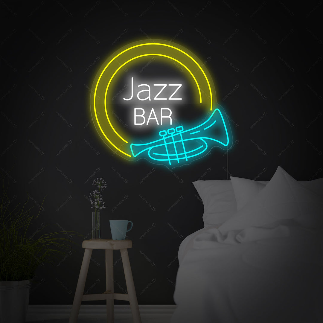 "Jazz Bar" Neonskylt