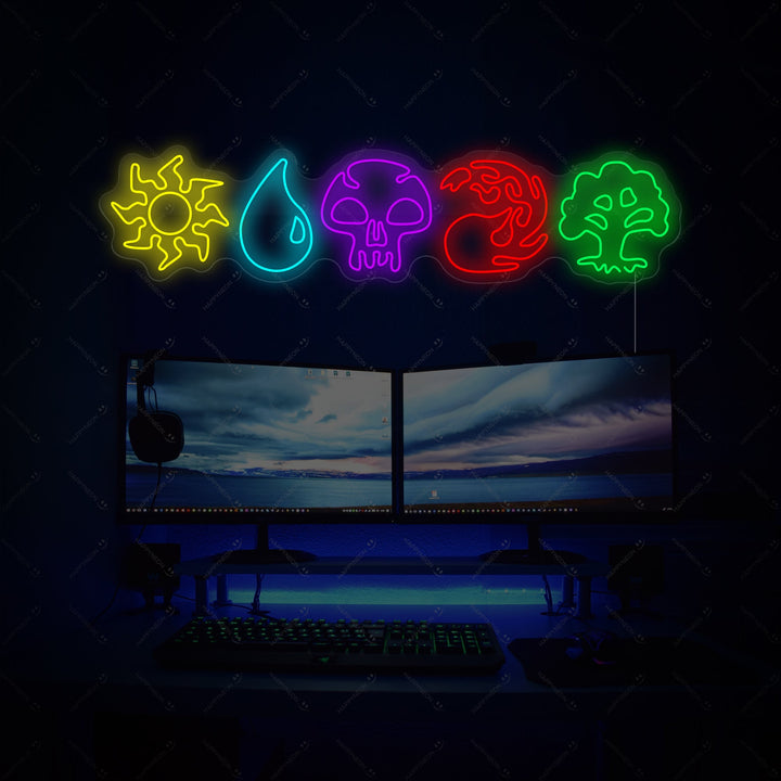 "Magiskt MTG" Neonskylt