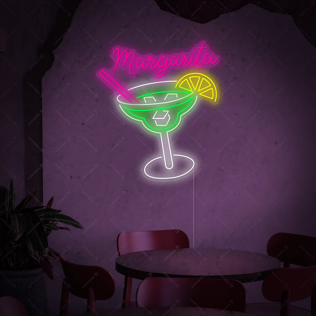 "Margarita" Neonskylt