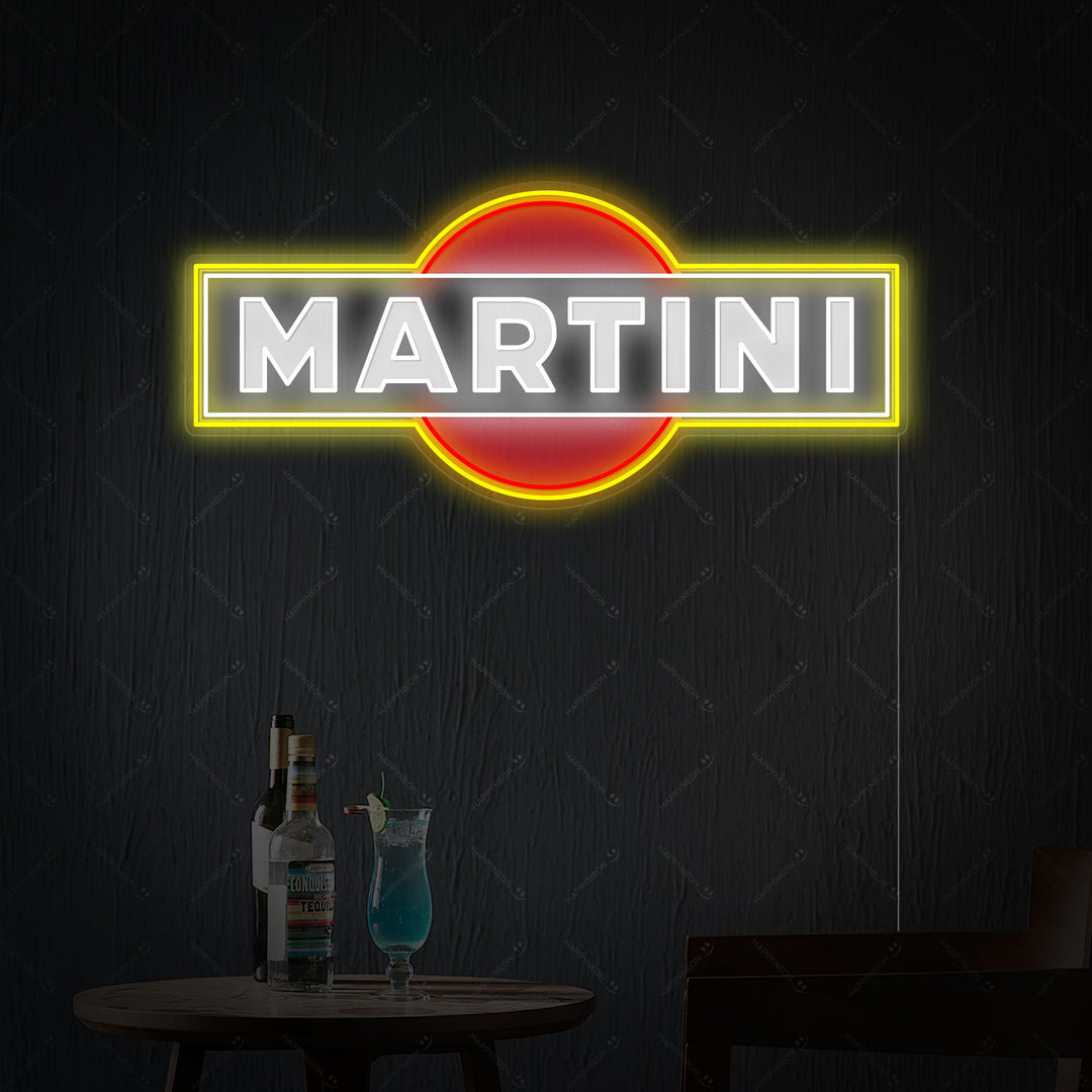 "Martini Logo" Neonskylt