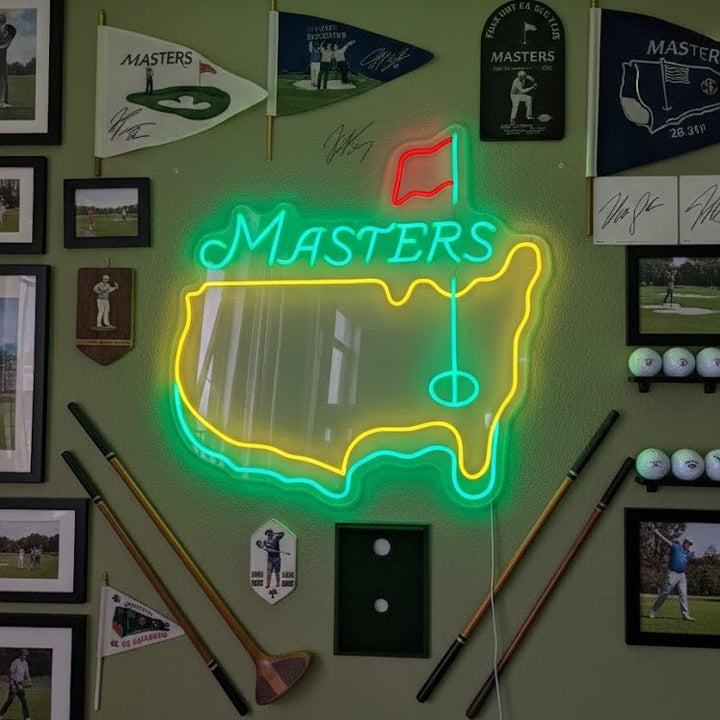 "Masters Tournament Golf" Neonskylt