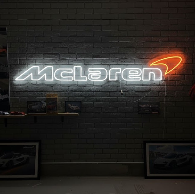 "McLaren-logotyp" Neonskylt