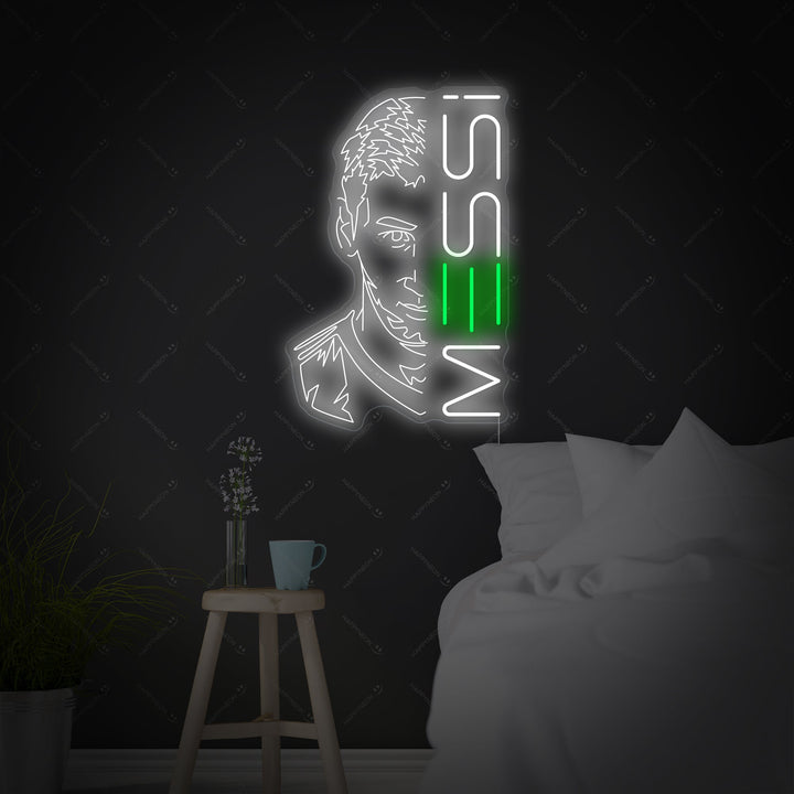 "Messi" Neonskylt