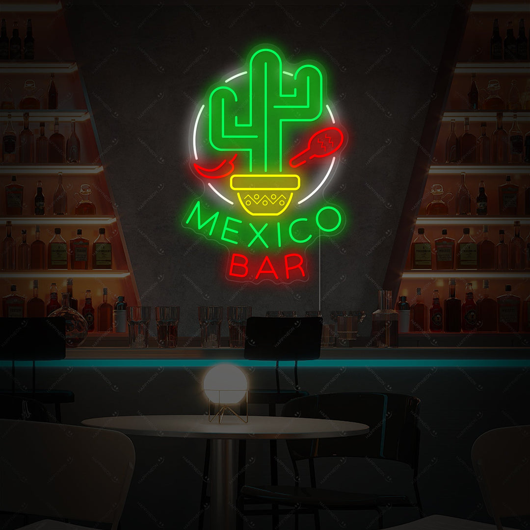 "Mexico Bar" Neonskylt