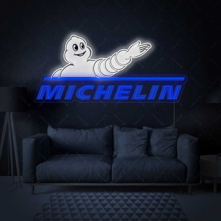 "Michelin-logotyp" Neonskylt