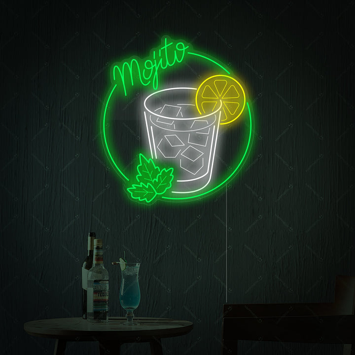 "Mojito" Neonskylt