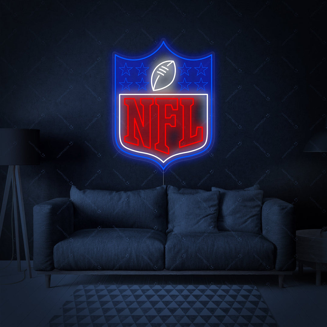 "Nfl-logotyp" Neonskylt