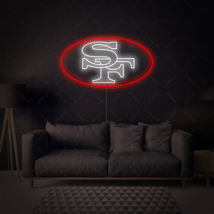 "Nfl Sf 49ers" Neonskylt